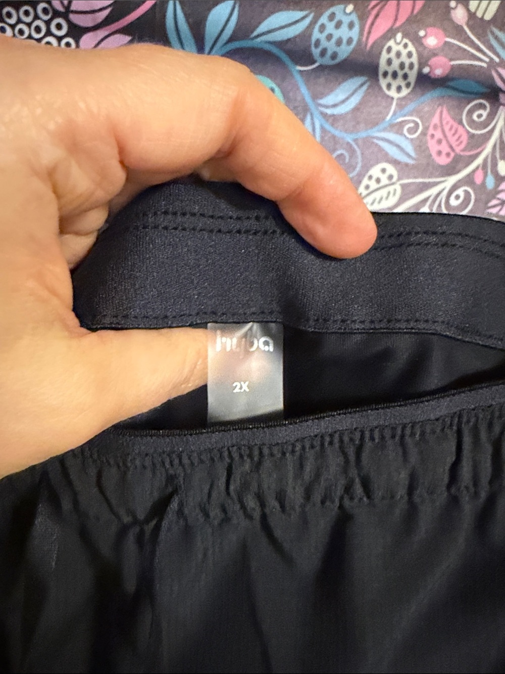 Active Black Women's Drawstring Skort with Side Pocket - Picture 2 of 6